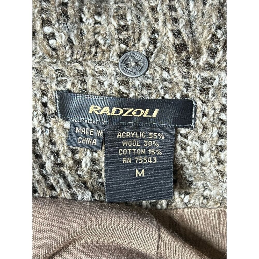 Radzoli Layered Ruffle Long Cardigan Duster Tunic Sweater Size M - Picture 5 of 5